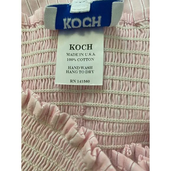 Koch Erica Pink Stripe Skirt Size Medium - Picture 9 of 10